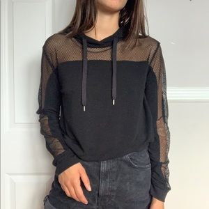 Garage mesh hoodie
